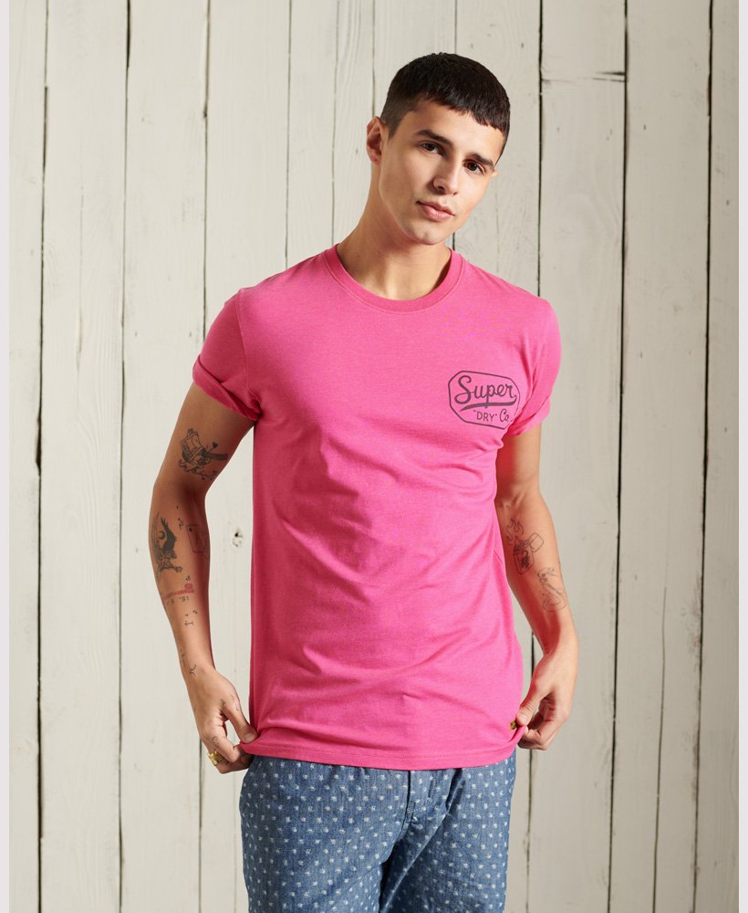 Superdry★グラフィック ワークウェアTシャツ 送関込 mens Workwear Graphic Lightweight T-Shirt in Port Marl