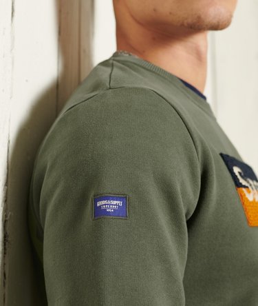 Core Logo Workwear Sweatshirt mit Rundhalsausschnitt Image 5