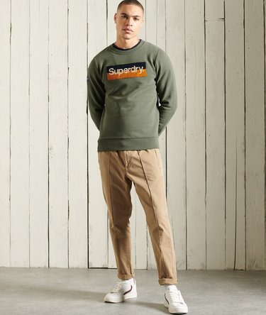 Core Logo Workwear Sweatshirt mit Rundhalsausschnitt Image 2