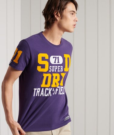 Camiseta deportiva gr&aacute;fica de gramaje est&aacute;ndar Image 1