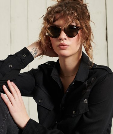Tencel Military Embroidered Shirt Image 4