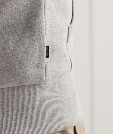 Klassieke Orange Label hoodie met rits en loopbackstof Image 5