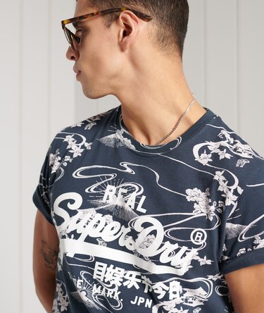 Vintage Logo volledig bedrukt T-shirt Image 3