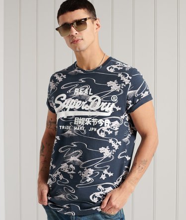 Vintage Logo volledig bedrukt T-shirt Image 1