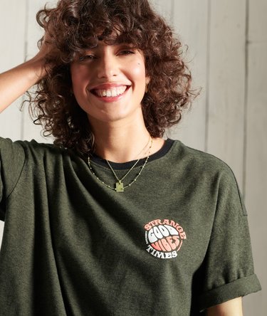 Military Narrative Boxy Tee Image 3