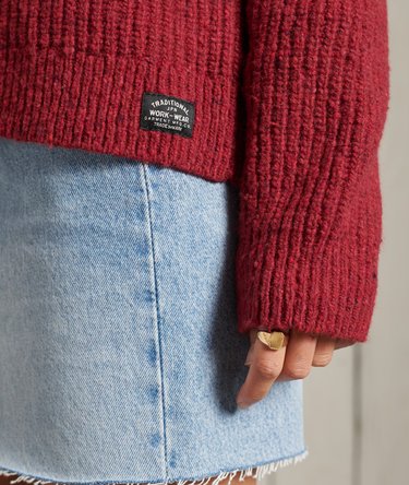 Pull ras-du-cou en tweed Freya Image 5