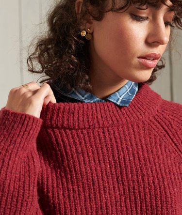 Pull ras-du-cou en tweed Freya Image 4