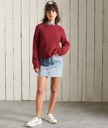 Pull ras-du-cou en tweed Freya Image 2