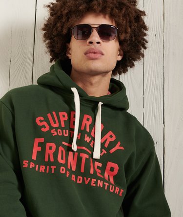 Heritage Mountain hoodie met grafische print Image 3