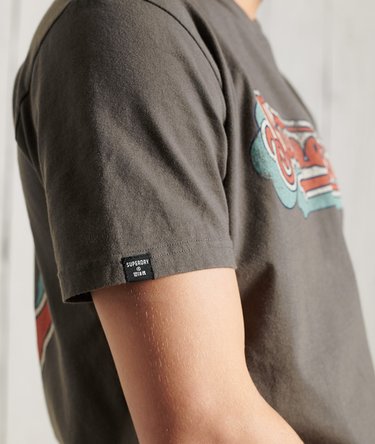 Camiseta de corte cuadrado con estampado gráfico de estilo boho Image 5