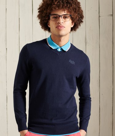 Orange Label V-Neck Jumper Image 1