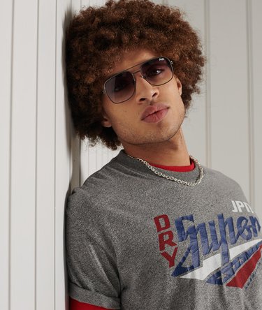 Camiseta de corte cuadrado con estampado gr&aacute;fico de estilo boho Image 3