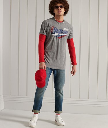 Camiseta de corte cuadrado con estampado gr&aacute;fico de estilo boho Image 2