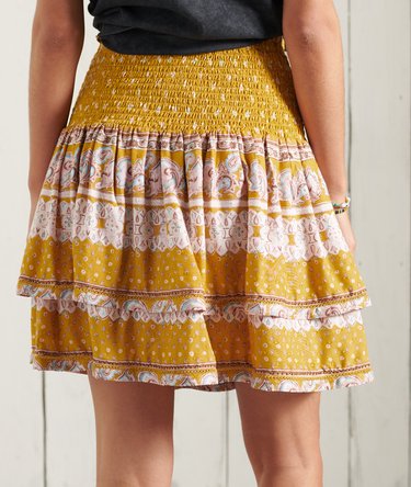 Ameera mininederdel i smockdesign Image 3