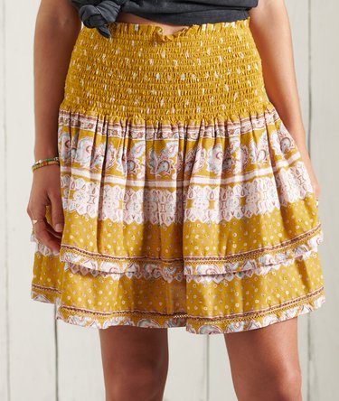 Ameera mininederdel i smockdesign Image 1