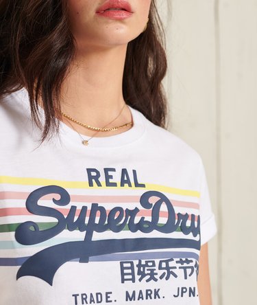 Vintage Logo Rodeo Rainbow T-Shirt Image 3