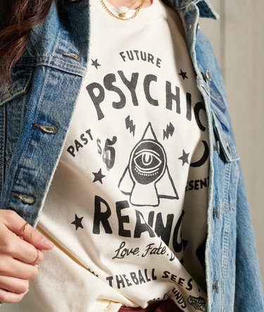 Oversized Workwear T-shirt met grafische prints Image 3