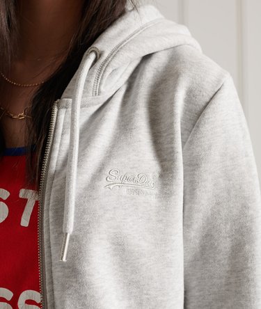 Classic Loopback Zip Hoodie Image 3