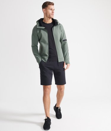 Felpa con cappuccio e zip Training Gym Tech Image 2