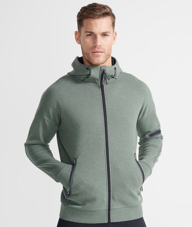 Felpa con cappuccio e zip Training Gym Tech Image 1