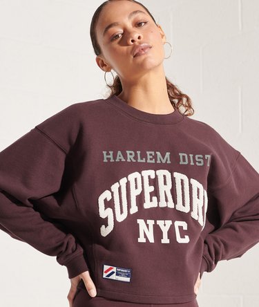 Varsity Arch Sweatshirt mit Fledermaus&auml;rmeln Image 1