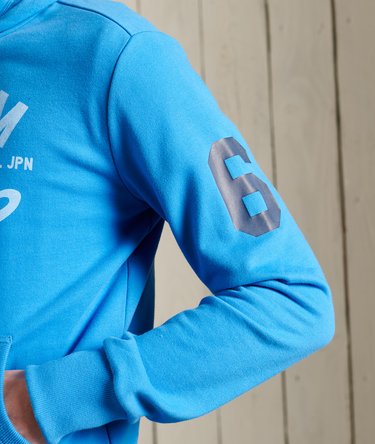 Collegiate Graphic Loopback Overhead Hoodie Image 5