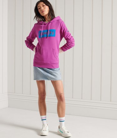 Core Logo Workwear Loopback Hoodie Image 2