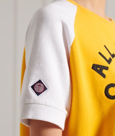 Collegiate Colour Block Sweat T-Shirt Image 4