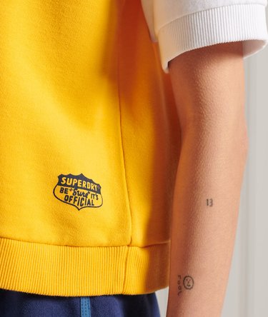 Collegiate Colour Block Sweat T-Shirt Image 3