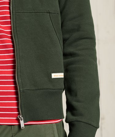 Sweat à capuche zippé imprimé sur l'ensemble Vintage Logo Image 5