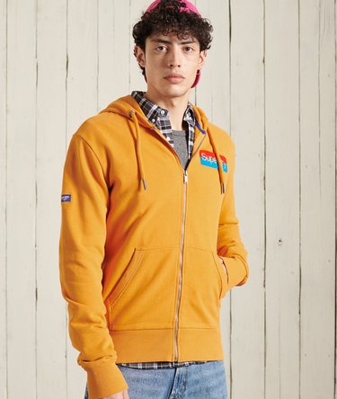 Sweat zippé à capuche bouclé sur l'envers Core Logo Workwear Image 1