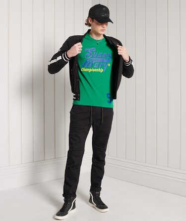 T-shirt à motif Collegiate Épaisseur standard Image 2