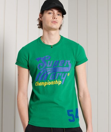 T-shirt à motif Collegiate Épaisseur standard Image 1
