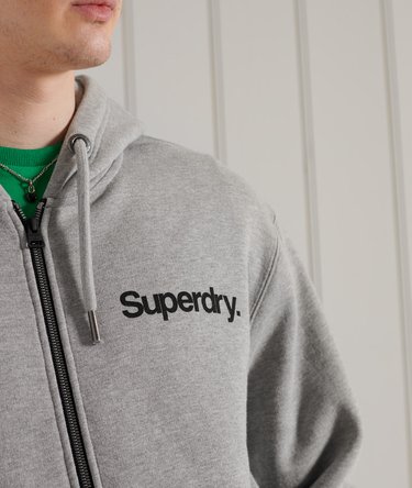 H&aelig;ttetr&oslash;je med milit&aelig;rgrafik og lynl&aring;s Image 3