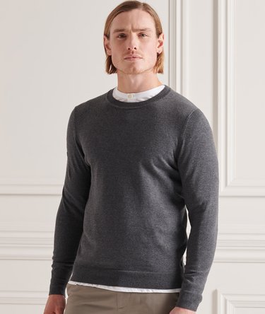 Cotton Crew Knitted Jumper Image 1