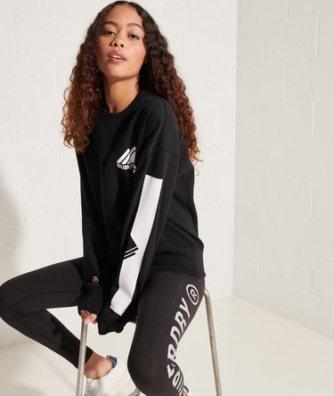 Mountain Sport enfärgad rundhalsad sweatshirt Image 5