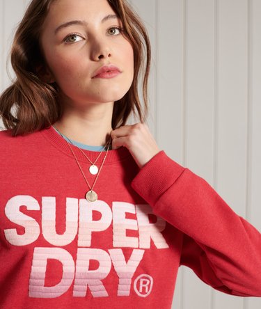 Embroidery Fade Standard Crew Sweatshirt Image 4