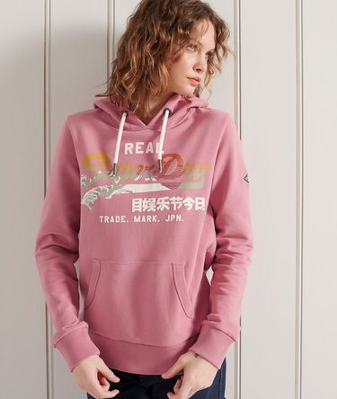 Sweat à capuche bouclé sur l'envers Vintage Logo Image 1