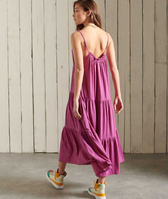 superdry jersey dress womens Midi in Dusty Wine Amish Furniture
