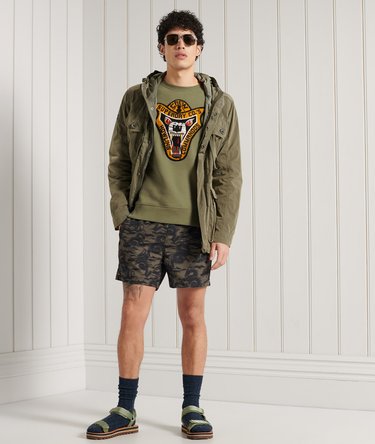 Limited Edition Chenille Patch Crew Sweatshirt Image 2