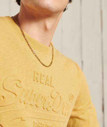 Bluzka z długim rękawem Vintage Logo z wytłoczonym nadrukiem Image 4