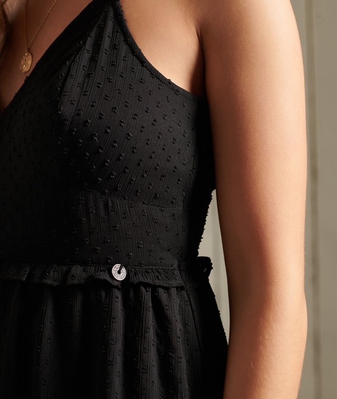 womens Margaux Maxi Dress in Black | Superdry US womens Margaux Maxi Dress in Black | Superdry US