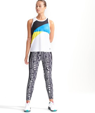Training Tanktop mit abgesetztem Farbblock-Design Image 2