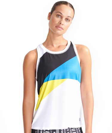 Training Tanktop mit abgesetztem Farbblock-Design Image 1