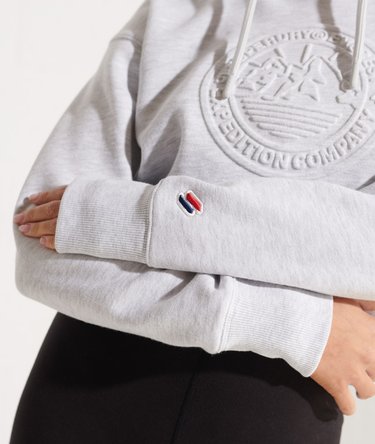 Expedition Embossed Boxy Hoodie Image 4