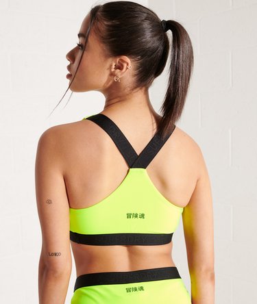 Kurzes Bikinioberteil mit Logo Image 3