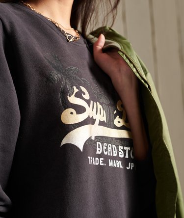 Vintage Itago Sweatshirt mit Rundhalsausschnitt Image 3