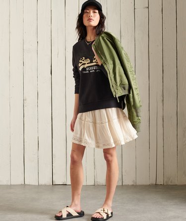 Vintage Itago Sweatshirt mit Rundhalsausschnitt Image 2