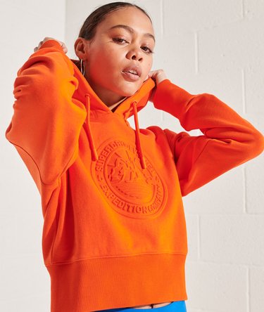 Expedition Embossed Boxy Hoodie Image 1