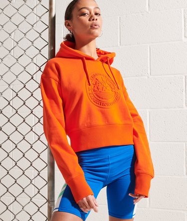 Expedition Embossed Boxy Hoodie Image 4